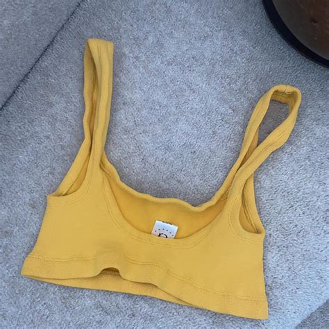 Hunza G Patricia Preen Bikini Square Neck Top With Depop