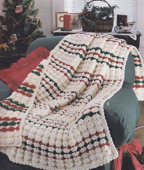 Christmas Afghan Crochet Patterns 4 Designs Afghan Crochet Patterns