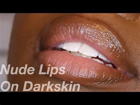 BEST NUDE LIP COMBOS For Darkskin WOC Nude Lips On Brown Skin