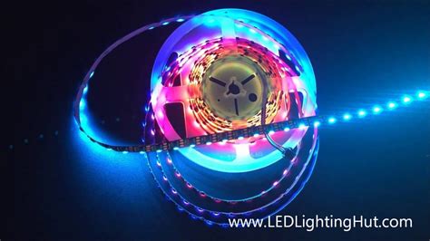 LEDLightingHut WS2811 Digital RGB Side Emitting LED Light Strip YouTube