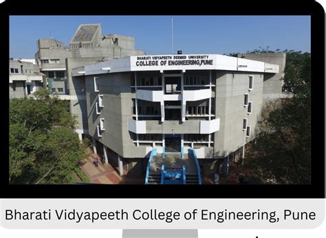 Bharati Vidyapeeth College Of Engineering Pune 2023 Admission Courses