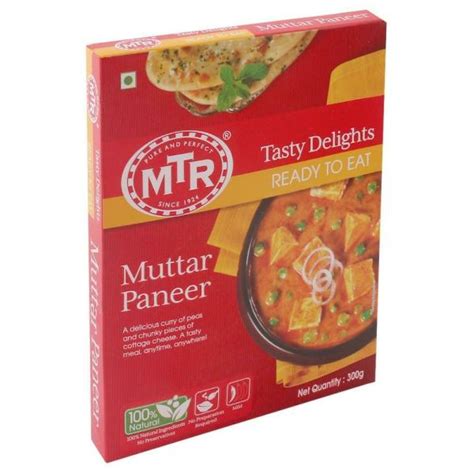 mtr ready  eat mutter paneer   jiomart