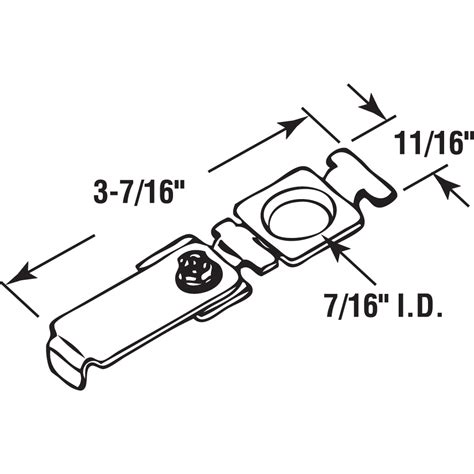 Mp6844 4 4 4 Bi Fold Door Top Pivot Bracket For Bi Fold Doors