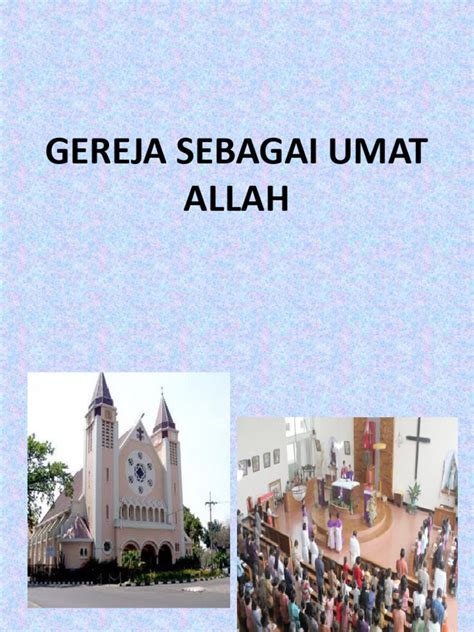 Gereja Sebagai Umat Allah Pdf