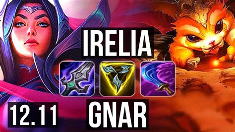 Irelia Vs Gnar Top 10 0 1 6 Solo Kills Legendary 700 Games