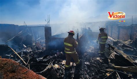 Arequipa Incendio En Vivienda Deja Daños Materiales Radio Victoria