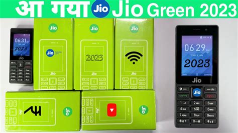 Jio Green 2023 4G Phone Unboxing Review Price One Year