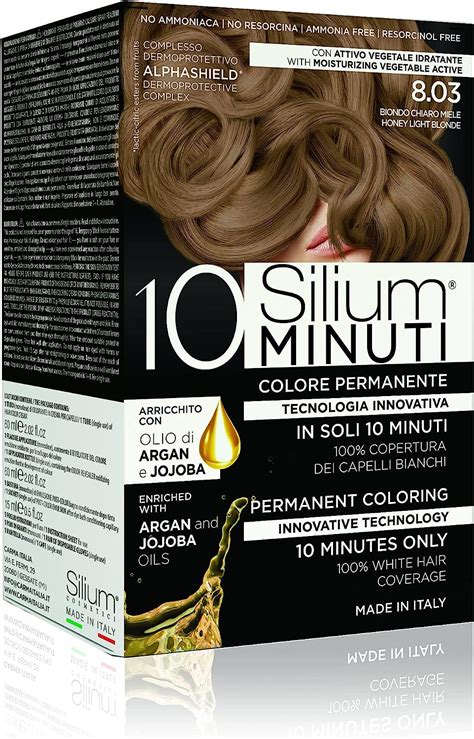 Silium Minuti Colorazione Permanente Per Capelli Biondo Chiaro