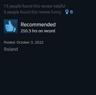 Roland : r/SteamReviews