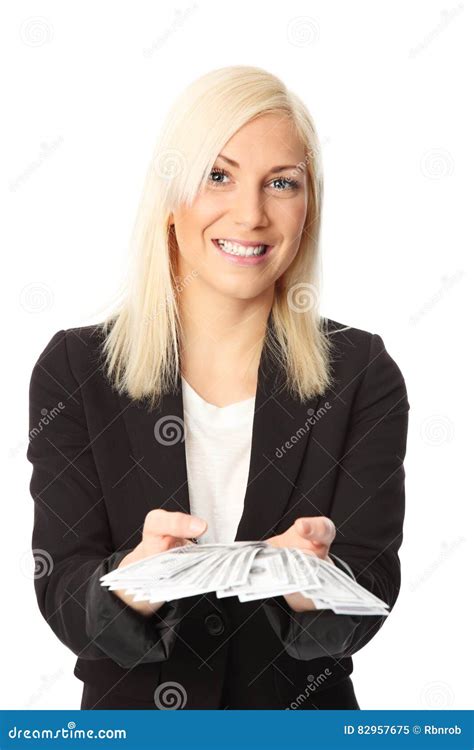 Winning The Big Cash Stock Image Image Of Green Business 82957675