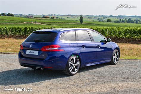 Photo Essai Peugeot 308 SW GT Bleu Magnetic 2 0 BlueHDi 180 EA