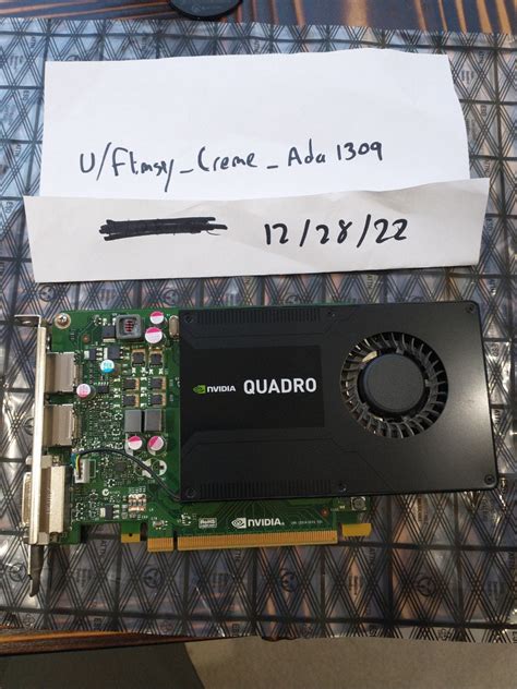 [FS] [USA-MD] Quadro K2200 : r/homelabsales