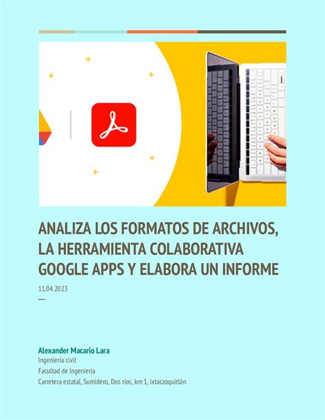 Calam O Analiza Los Formatos De Archivos La Herramienta Colaborativa