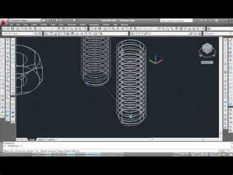 Draw Hex Nut Thread Using Autocad Youtube