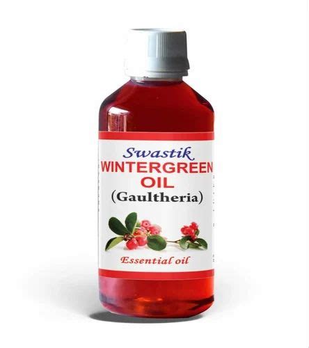 Liquid Ks Wintergreen Oil For Skin Care Packaging Size 1 Litre To