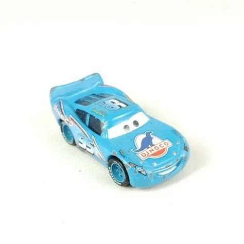 DISNEY PIXAR CARS Blue Lightning McQueen #95 Dinoco Moving Eyes Diecast 1:55 £9.80 - PicClick UK