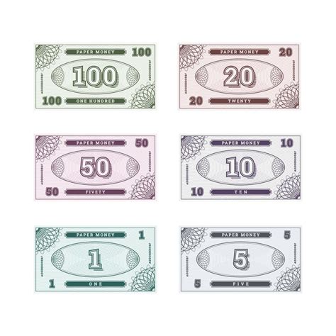 Real Paper Money Collection 10341891 Vector Art at Vecteezy