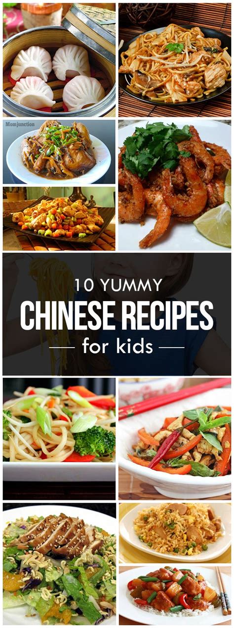 10 Yummy Chinese Recipes For Kids | Easy Chinese recipes, Chinese ...