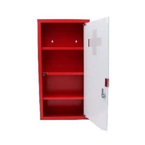 Armoire Pharmacie En M Tal Rouge Laqu Tag Res Farmor Manutan Fr