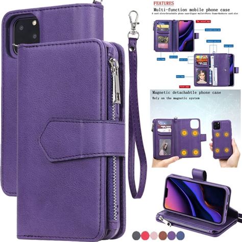 Magnet Detachable Wallet Case For Iphone 14 Pro Max 13 12 11 Se 2022 Xr