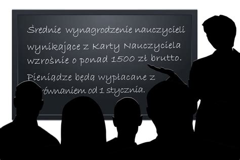 Wzrost Wynagrodze Nauczycieli O Ponad Z Brutto Komunikat