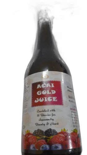 Sovam Acai Gold Juice Packaging Type Bottle Packaging Size 500 Ml