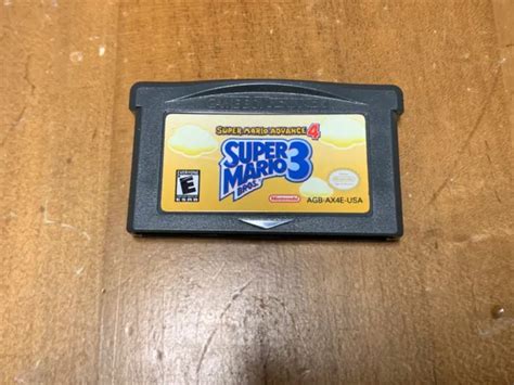 SUPER MARIO ADVANCE 4 Super Mario Bros 3 GBA Game Boy Advance