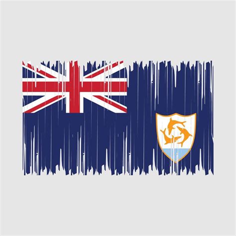 Anguilla Flag Brush Vector Illustration 21485265 Vector Art at Vecteezy