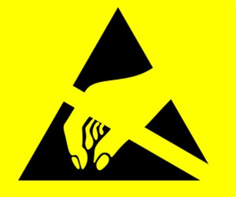 ESD Warning Symbols Labels ESD Caution Labels Ruilabels