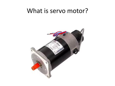 dc servo motor pptx