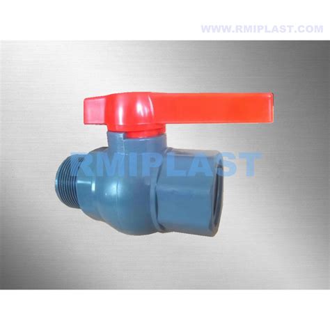 Inch Pvc Single Union Compact Ball Valve With Female X Male Thread