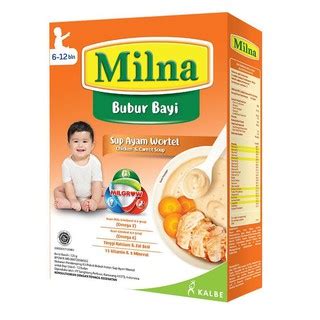 Jual Makanan Bayi Milna Bubur Reguler 6bln Dan 8bln All Variant 120gr