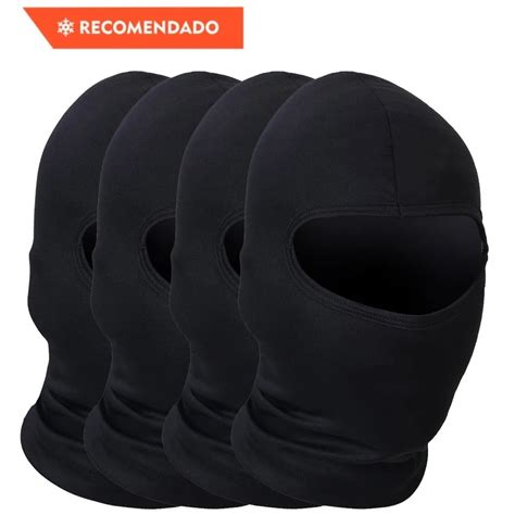 Kit 4 Balaclava Touca Ninja Toca Proteção Uv50 Térmica Shopee Brasil