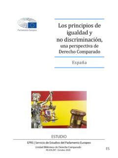 Los principios de igualdad y no discriminación los principios de