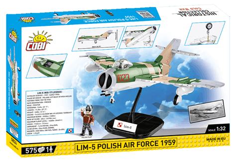 COBI Stavebnica CW LIM 5 Polish Air Force 1959 COBI 5824 Muničák