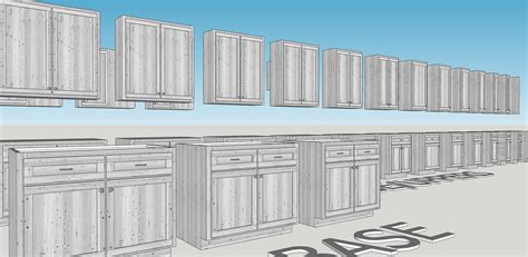 Sketchup Basic Kitchen Cabinet Models - Etsy