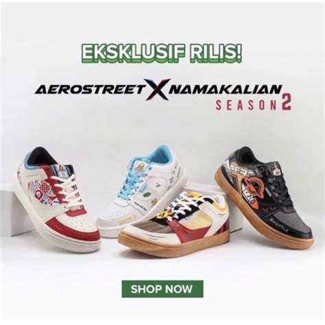 Jual ORIGINAL AEROSTREET X GIBRAN SEASON 2 KITKAT NAMA KALIAN