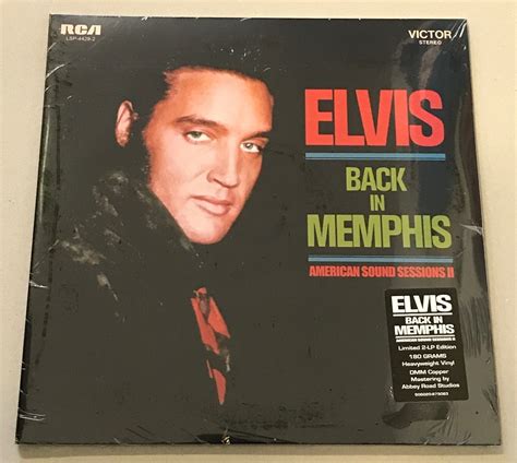 Elvis Presley Back In Memphis 180gm Vinyl 2 Lp Gatefold For Sale Online