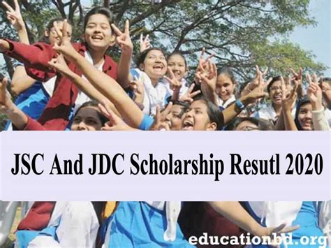 JSC Scholarship Result 2020 - All Education Board PDF Result - Educationbd