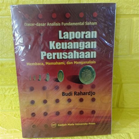 Jual Buku Dasar Dasar Analisis Fundamental Saham Laporan Keuangan Perusahaan Shopee Indonesia