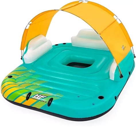 Isla Colchoneta Inflable Agua Pileta Bestway 5 Personas