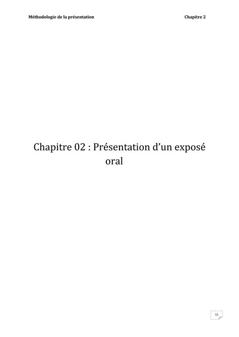 Solution Chapitre Pr Sentation D Un Expos Oral Studypool