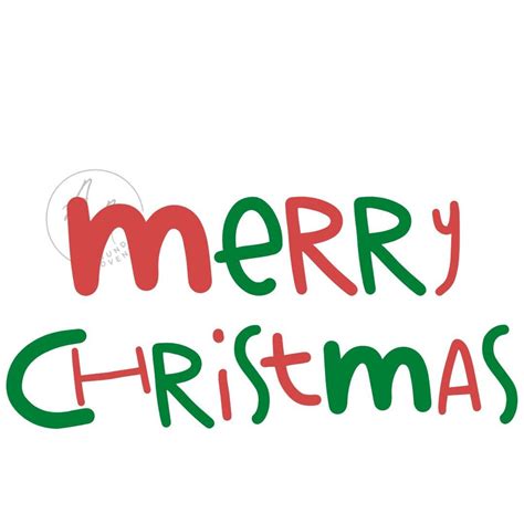 Merry Christmas Svg Digital Download File Etsy