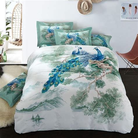 Peacock Bedding Set Iyd Woonistore Bettwäsche Bettbezug