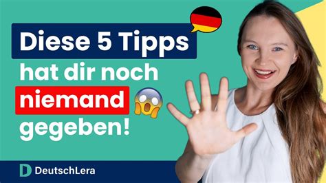 LERNE DEUTSCH SCHNELLER und EFFEKTIVER mit meinen persönlichen Tipps I