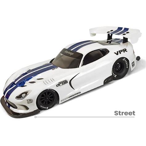 BittyDesign VPR 1 10 No Prep Street Drag Racing Clear Body