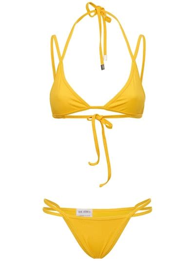 Triangle Double Strap Bikini The Attico Women Luisaviaroma