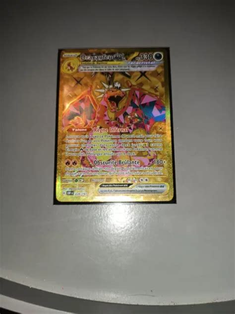 CARTE POKÉMON DRACAUFEU ex terracristal gold secrète EUR 220 00