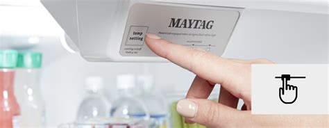 Using The Right Refrigerator Freezer Temperature Settings Maytag