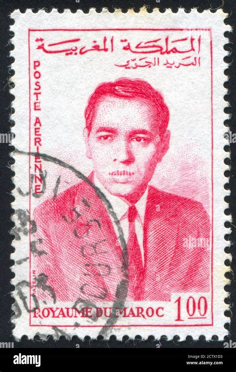 Morocco Circa Stamp Printed By Morocco Shows King Hassan Ii